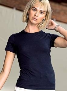 Stylowa koszulka damska w melanżowym wzorze